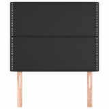 Vidaxl hoofdbord zwart 100x5x118 128 cm kunstleer