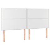 Vidaxl hoofdbord wit 200x5x118 128 cm kunstleer
