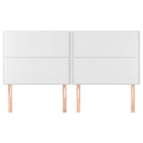 Vidaxl hoofdbord wit 200x5x118 128 cm kunstleer