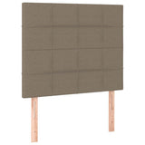 Vidaxl hoofdbord taupe 80x5x118 128 cm stof