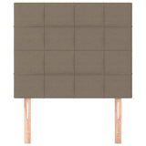 Vidaxl hoofdbord taupe 80x5x118 128 cm stof
