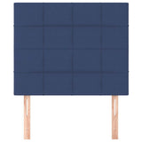 Vidaxl hoofdbord blauw 80x5x118 128 cm stof