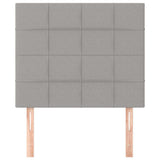 Vidaxl hoofdbord lichtgrijs 100x5x118 128 cm stof