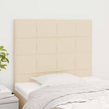 Vidaxl hoofdbord crème 100x5x118 128 cm stof