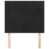 Vidaxl hoofdbord zwart 100x5x118 128 cm fluweel