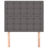 Vidaxl hoofdbord grijs 90x5x118 128 cm kunstleer