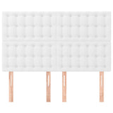 Vidaxl hoofdbord wit 144x5x118 128 cm kunstleer