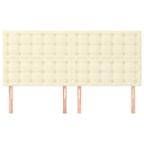 Vidaxl hoofdbord crème 160x5x118 128 cm kunstleer
