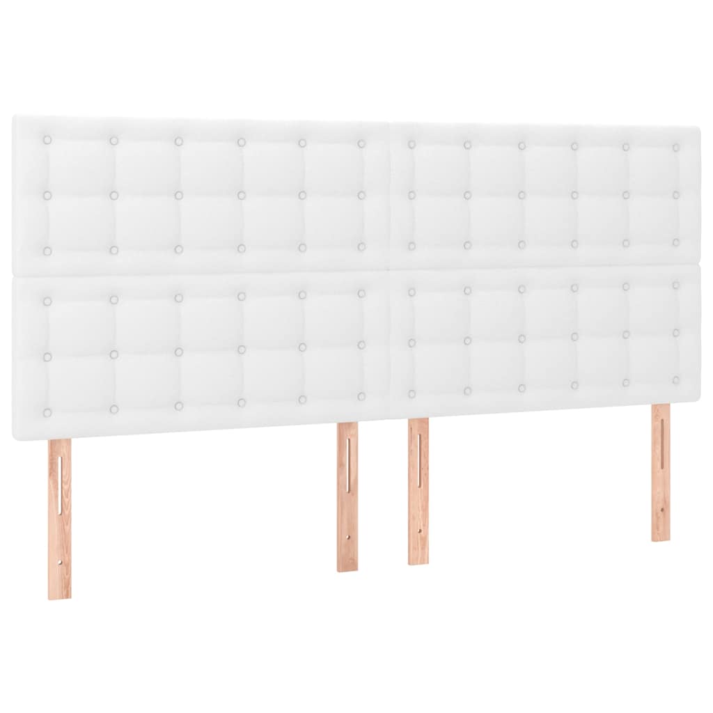 Vidaxl hoofdbord wit 180x5x118 128 cm kunstleer