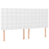 Vidaxl hoofdbord wit 180x5x118 128 cm kunstleer