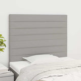 Vidaxl hoofdbord lichtgrijs 80x5x118 128 cm stof