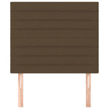 Vidaxl hoofdbord donkerbruin 80x5x118 128 cm stof