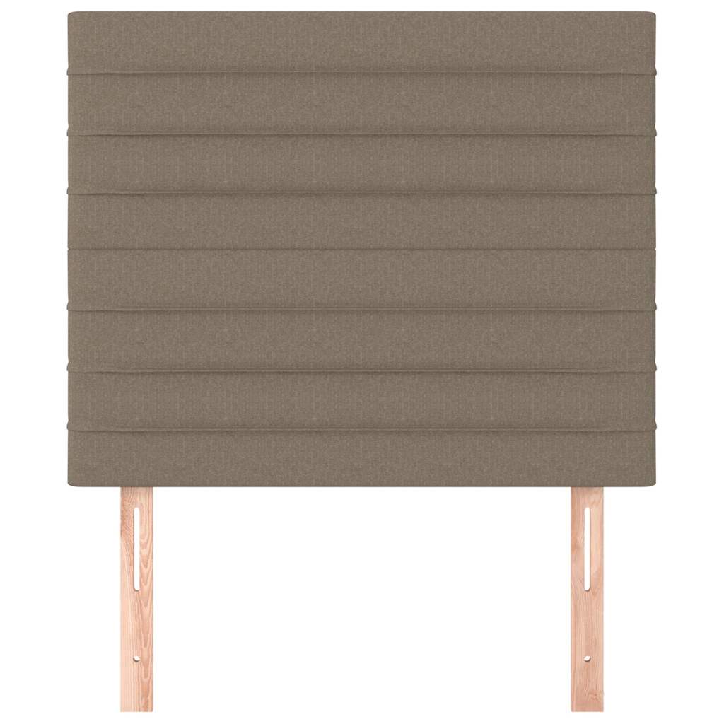Vidaxl hoofdbord taupe 80x5x118 128 cm stof