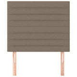 Vidaxl hoofdbord taupe 80x5x118 128 cm stof
