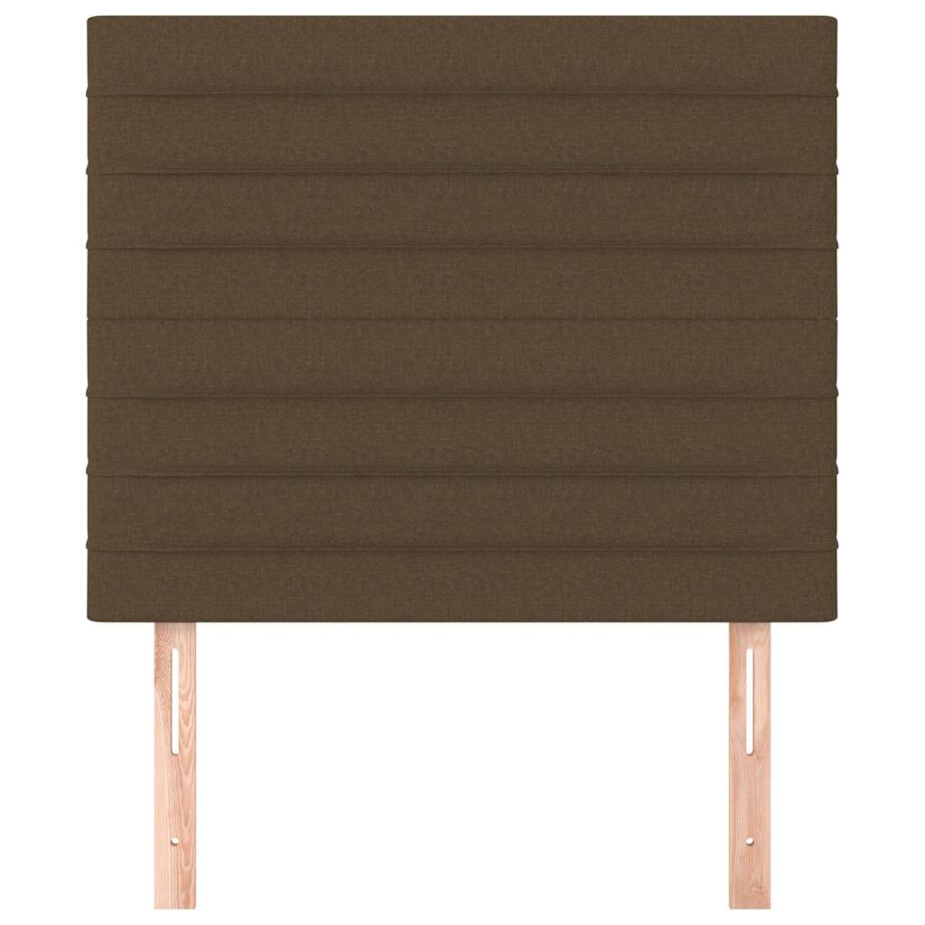Vidaxl hoofdbord donkerbruin 100x5x118 128 cm stof