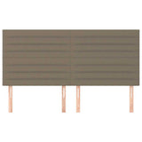 Vidaxl hoofdbord taupe 200x5x118 128 cm stof