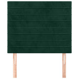 Vidaxl hoofdbord donkergroen 80x5x118 128 cm fluweel