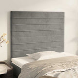 Vidaxl hoofdbord lichtgrijs 90x5x118 128 cm fluweel
