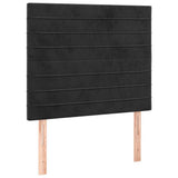 Vidaxl hoofdbord zwart 100x5x118 128 cm fluweel