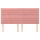 Vidaxl hoofdbord roze 180x5x118 128 cm fluweel