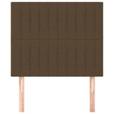 Vidaxl hoofdbord donkerbruin 80x5x118 128 cm stof