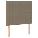Vidaxl hoofdbord taupe 80x5x118 128 cm stof