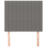 Vidaxl hoofdbord donkergrijs 100x5x118 128 cm stof