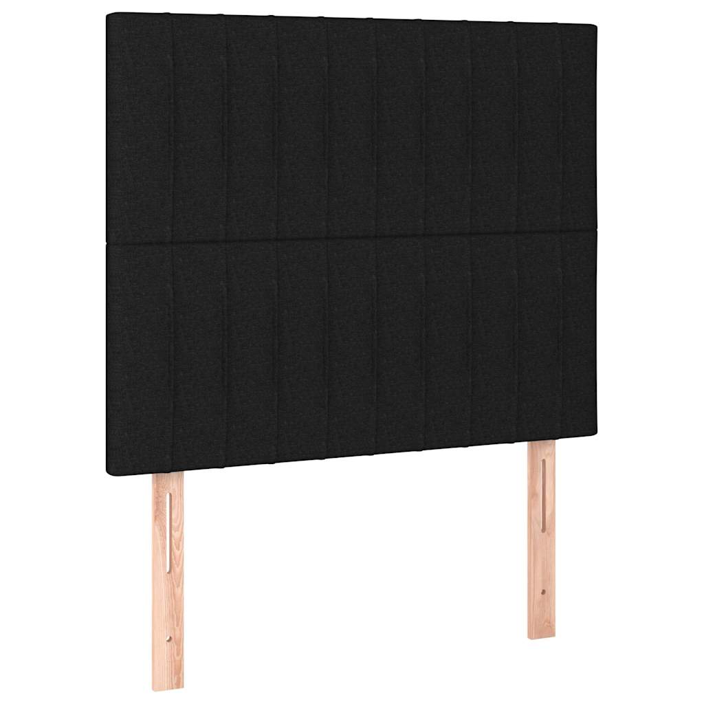 Vidaxl hoofdbord zwart 100x5x118 128 cm stof