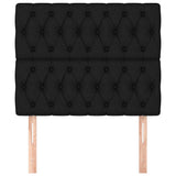 Vidaxl hoofdbord zwart 90x7x118 128 cm stof