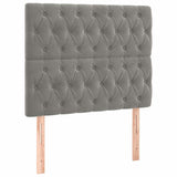 Vidaxl hoofdbord lichtgrijs 100x7x118 128 cm fluweel