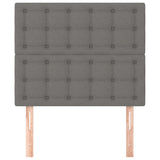 Vidaxl hoofdbord donkergrijs 80x5x118 128 cm stof