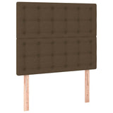 Vidaxl hoofdbord donkerbruin 80x5x118 128 cm stof
