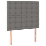 Vidaxl hoofdbord donkergrijs 90x5x118 128 cm stof