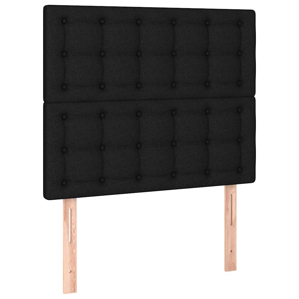 Vidaxl hoofdbord zwart 100x5x118 128 cm stof