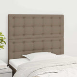 Vidaxl hoofdbord taupe 100x5x118 128 cm stof