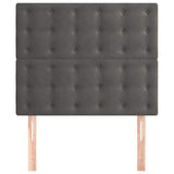 Vidaxl hoofdbord donkergrijs 80x5x118 128 cm fluweel