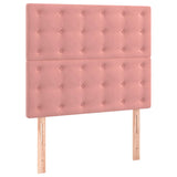 Vidaxl hoofdbord roze 80x5x118 128 cm fluweel