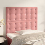 Vidaxl hoofdbord roze 90x5x118 128 cm fluweel