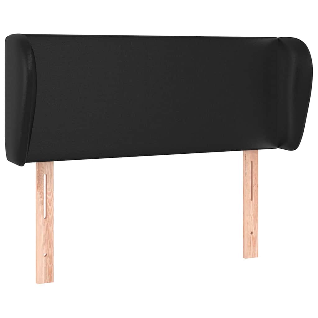Vidaxl hoofdbord met randen 103x23x78 88 cm kunstleer zwart