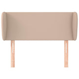 Vidaxl hoofdbord met randen 103x23x78 88 cm kunstleer cappuccinokleur