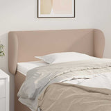 Vidaxl hoofdbord met randen 103x23x78 88 cm kunstleer cappuccinokleur