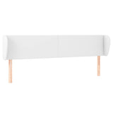 Vidaxl hoofdbord met randen 163x23x78 88 cm kunstleer wit