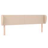 Vidaxl hoofdbord met randen 183x23x78 88 cm kunstleer cappuccinokleur