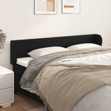 Vidaxl hoofdbord met randen 203x23x78 88 cm kunstleer zwart