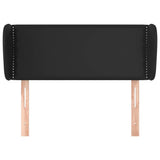 Vidaxl hoofdbord met randen 103x23x78 88 cm kunstleer zwart