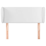 Vidaxl hoofdbord met randen 103x23x78 88 cm kunstleer wit