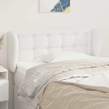 Vidaxl hoofdbord met randen 83x23x78 88 cm kunstleer wit
