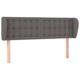 Vidaxl hoofdbord met randen 147x23x78 88 cm kunstleer grijs
