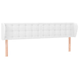 Vidaxl hoofdbord met randen 163x23x78 88 cm kunstleer wit