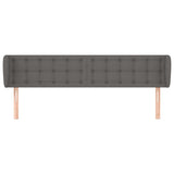 Vidaxl hoofdbord met randen 183x23x78 88 cm kunstleer grijs